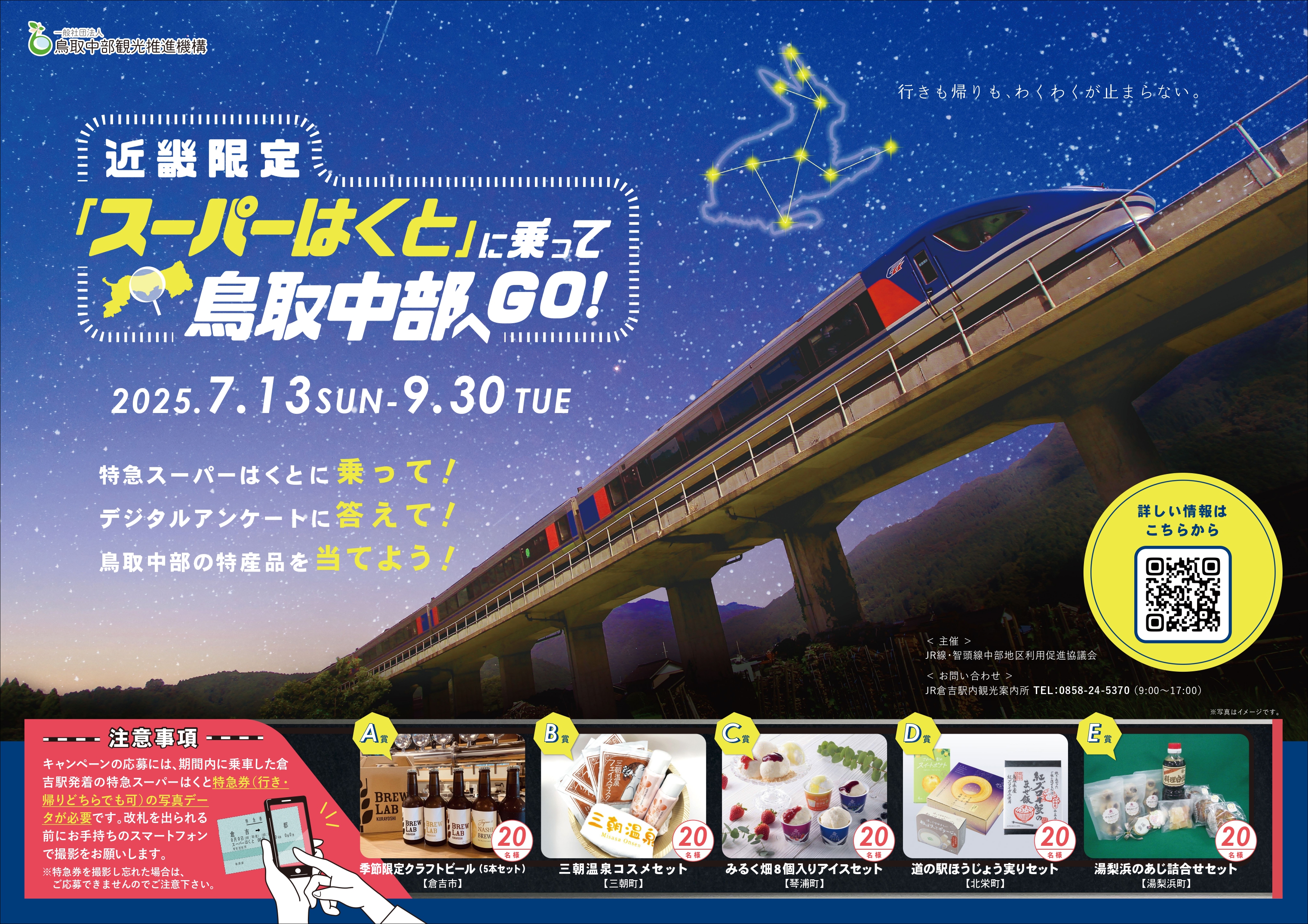 特急スーパーはくと利用促進キャンペーンポスター