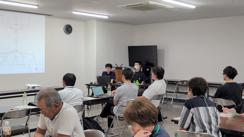 中間発表の様子