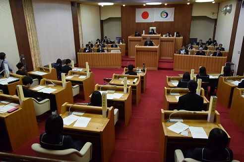 高校生議会の様子