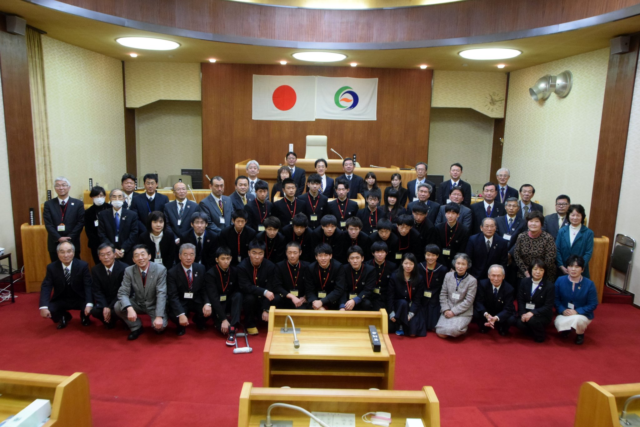 高校生議会集合写真