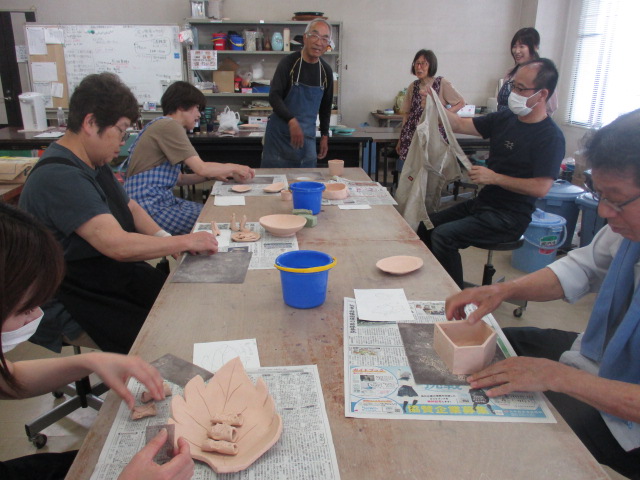 第1回陶芸教室(色付)の画像1