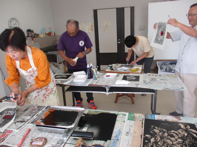 第3回木版画教室の画像4