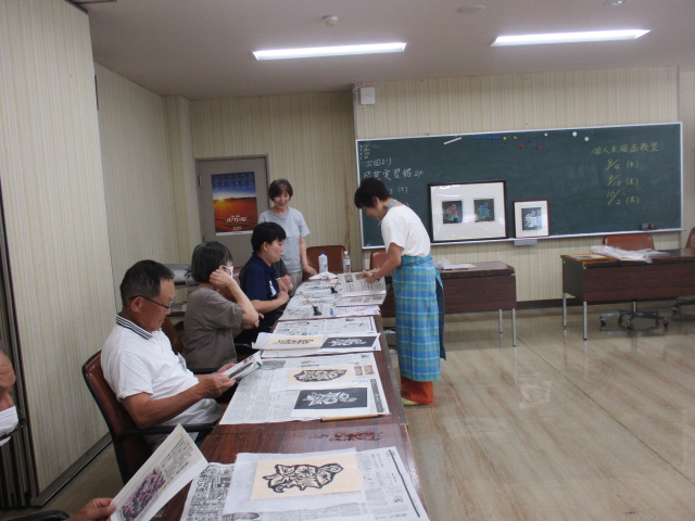 第1回木版画教室の画像2
