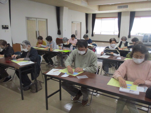 第11回脳トレ教室の様子3