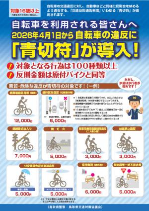 青切符制度チラシ
