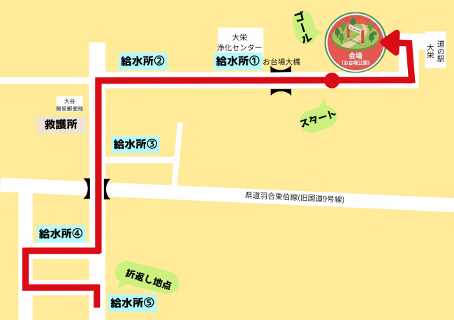 10kmコース図