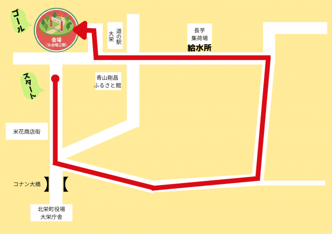 3kmコース図